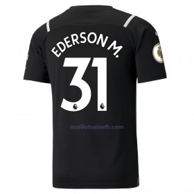Maillot de Foot Manchester City Ederson 31 Gardien Domicile 2021-22